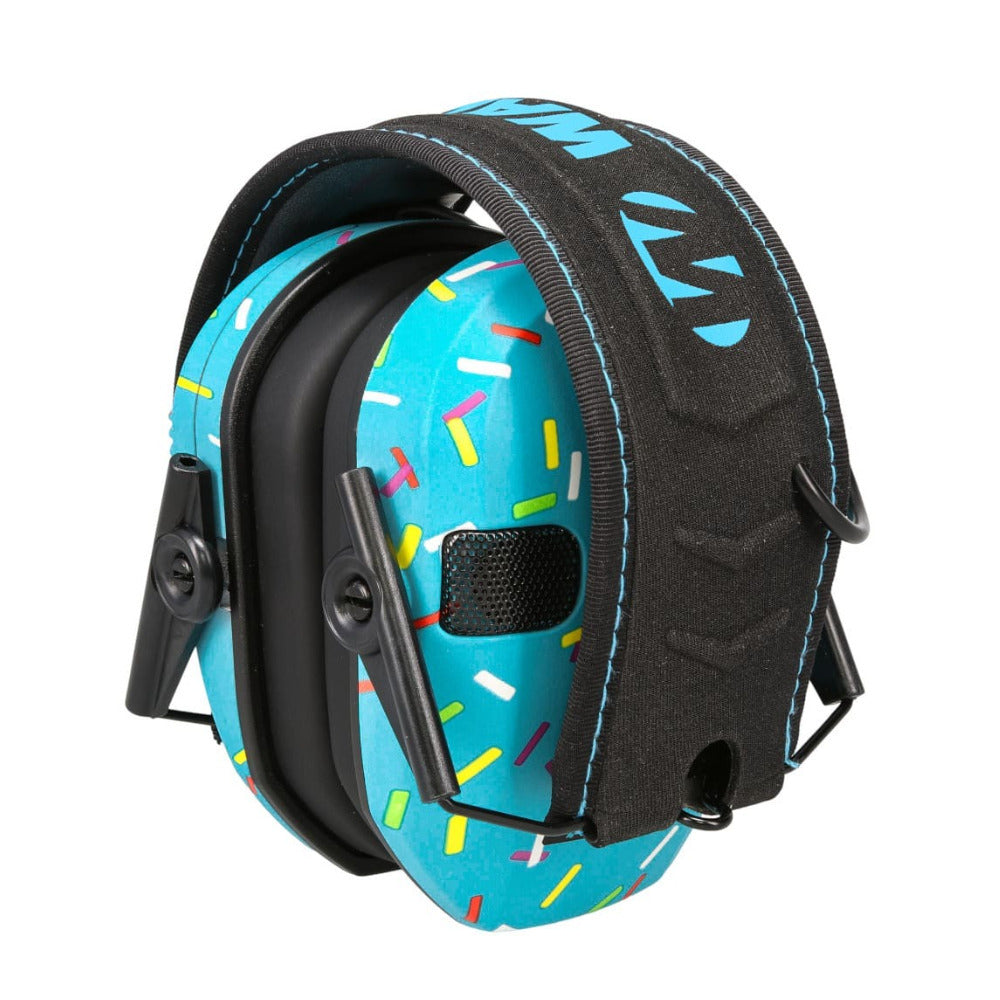 Walker’s Razor Slim Electronic Ear Muffs (Blue Sprinkles)