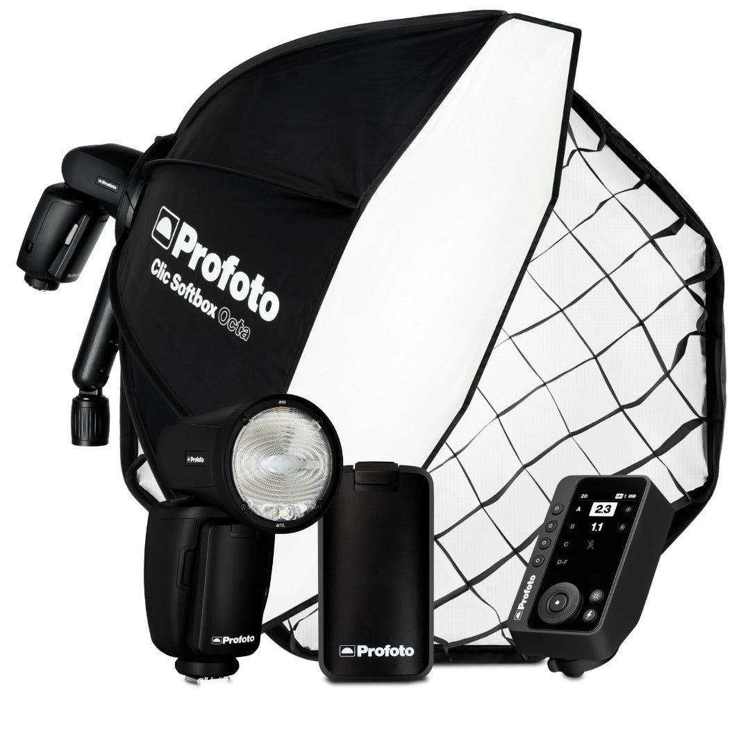 Profoto A10 On-Camera Flash Light for Sony Camera Bundle with Accessories
