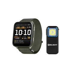 Garmin Venu X1 Moss with Titanium Caseback and Moss ComfortFit Nylon Band Bundle