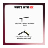 Deity S-Mic 3 Shotgun Microphone (Black) and ASM2 Pro Kit Bundle