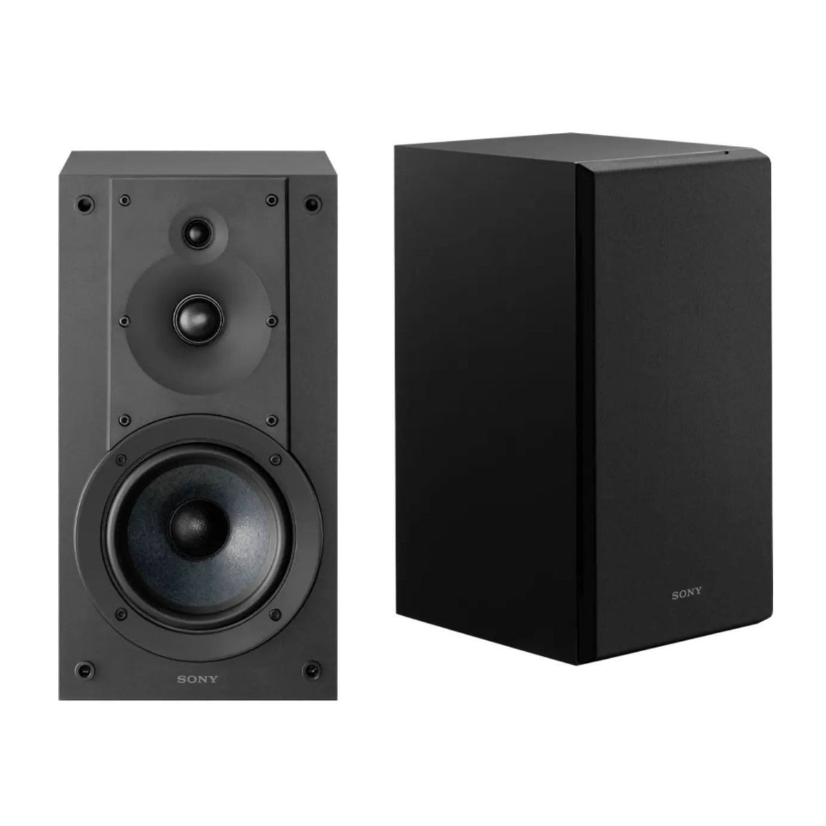 Sony SS-CS5M2 3-Way 3-Driver Hi-Res Audio Bookshelf Speakers (Pair) Bundle