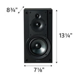 Sony SS-CS5M2 3-Way 3-Driver Hi-Res Audio Bookshelf Speakers (Pair) Bundle