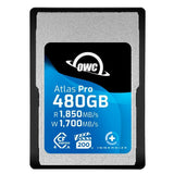 OWC 480GB Atlas Pro CFexpress 4.0 Type A Memory Card with Card Reader Bundle
