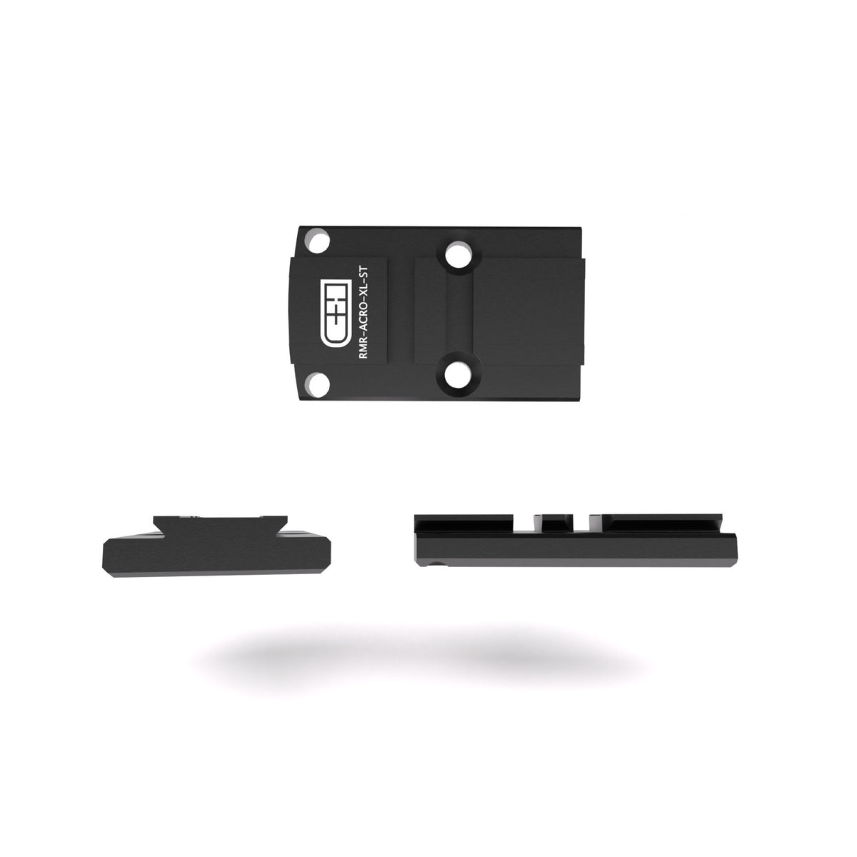 C+H Optics Adapter Plate for RMR Footprint Compatible with Aimpoint Acro (Steel)