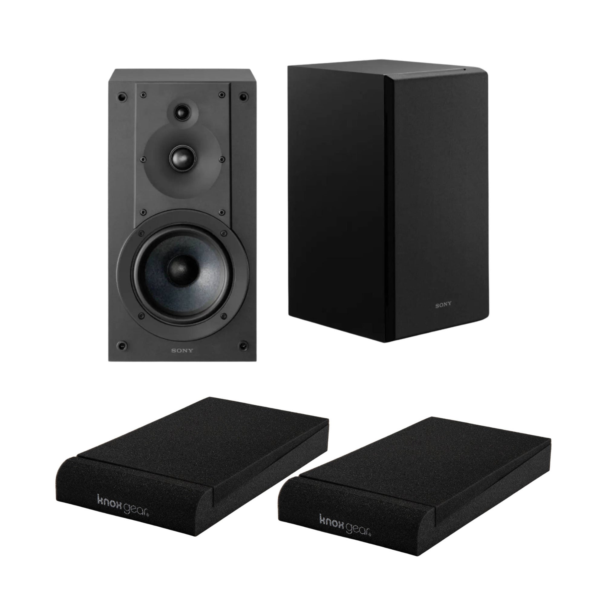 Sony SS-CS5M2 3-Way 3-Driver Hi-Res Audio Bookshelf Speakers (Pair