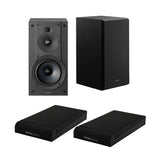 Sony SS-CS5M2 3-Way 3-Driver Hi-Res Audio Bookshelf Speakers (Pair) Bundle