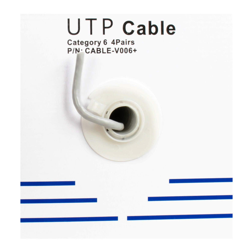 VIVO 500 ft Cat6 Ethernet Cable with CCA and 23 AWG UTP Bulk Pull Box (Gray)