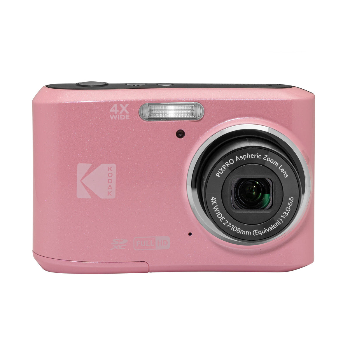 Kodak PixPro FZ45 Friendly Zoom 16MP 1080p Full HD Digital Camera (Pastel Pink) (Open Box)