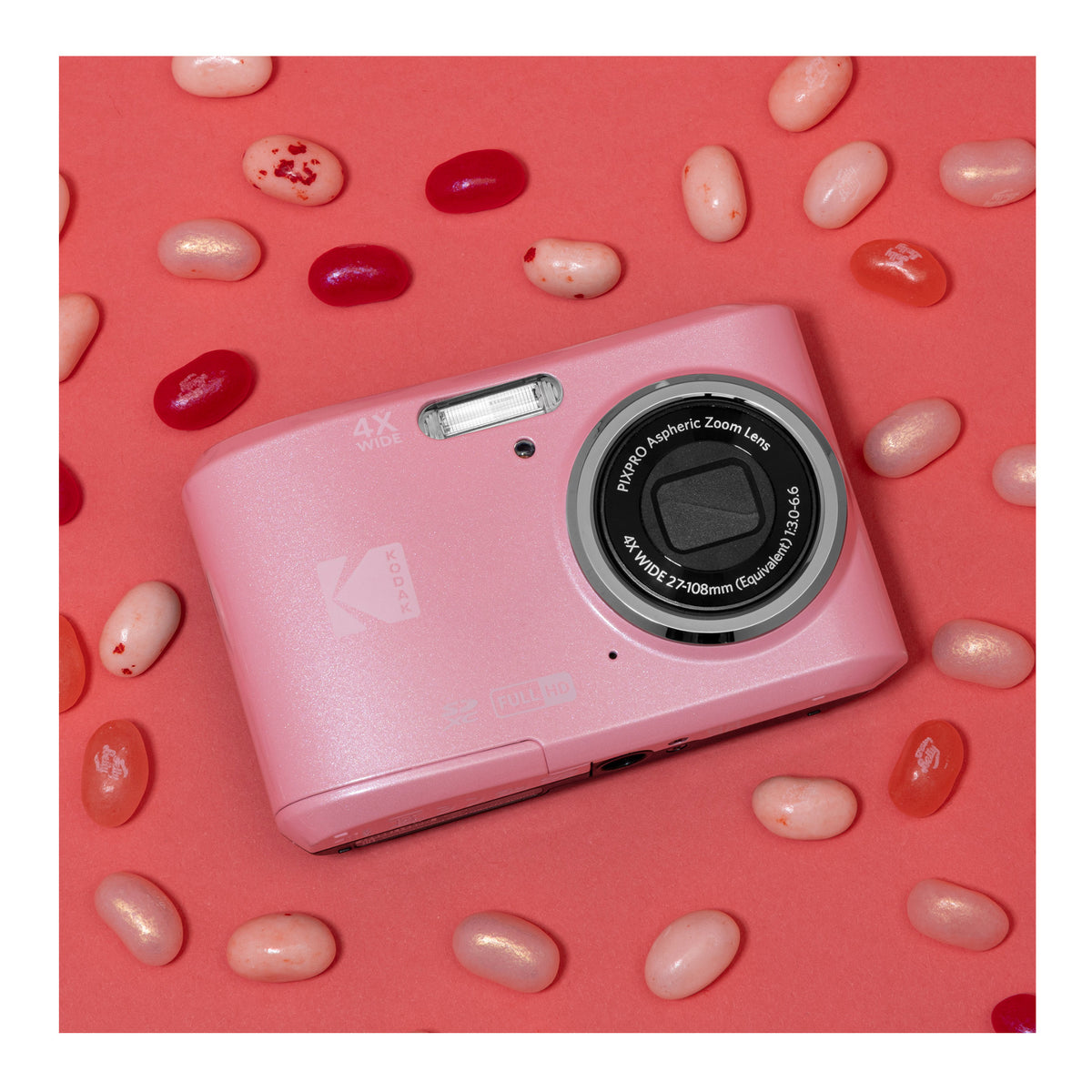 Kodak PixPro FZ45 Friendly Zoom 16MP 1080p Full HD Digital Camera (Pastel Pink) (Open Box)