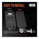 C+H Precision Optics Adapter Plate for CZ Shadow 2 and Trijicon RMR, Steel