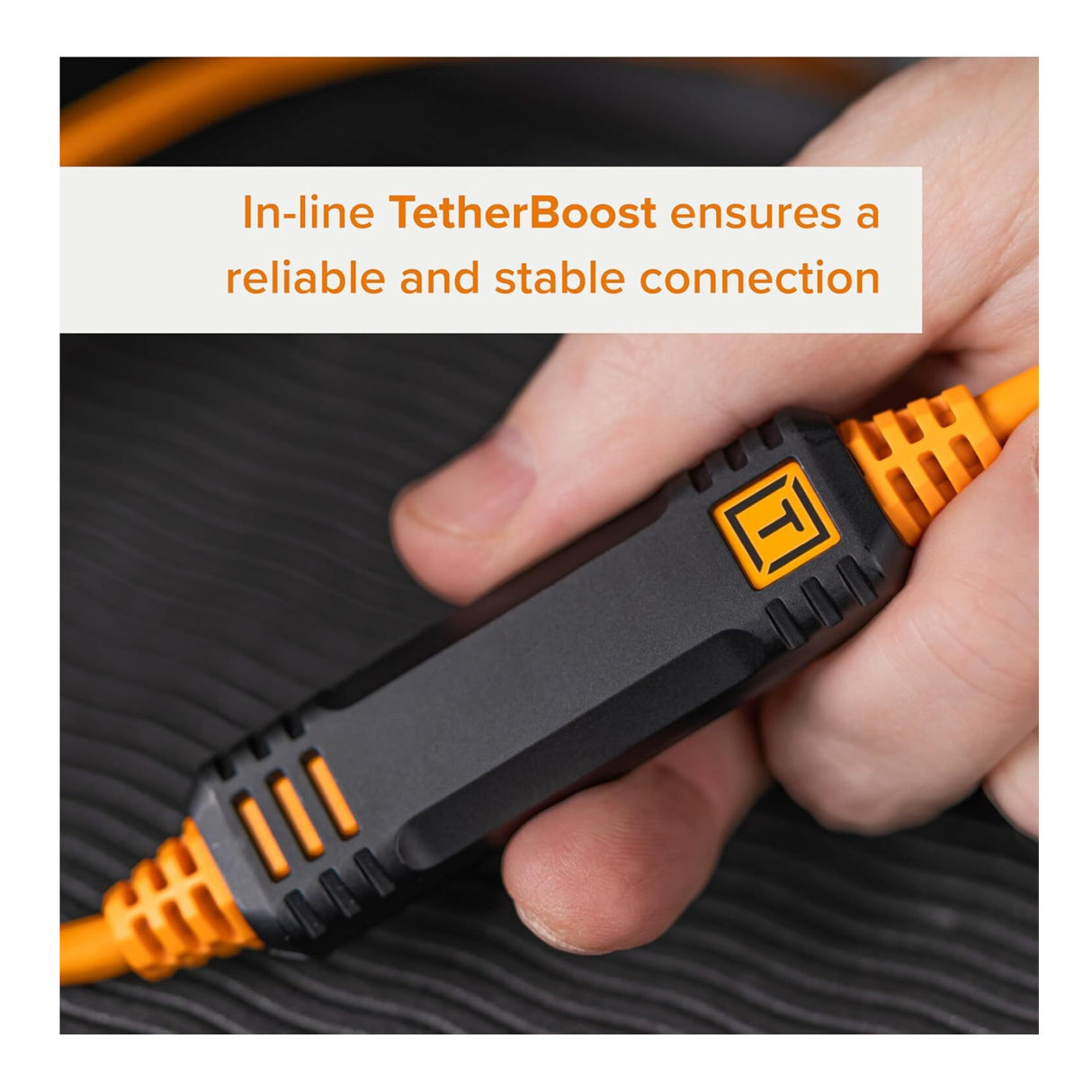 Tether Tools TetherPro Optima 10G 15 Feet Non-Reflective BLK Cable (Black)