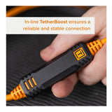 Tether Tools TetherPro Optima 10G 15 Feet Non-Reflective BLK Cable (Black)
