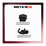 Honeycomb Aeronautical Bravo Throttle Quadrant with Alpha Flight Controls LITE