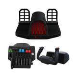 Honeycomb Aeronautical Charlie Rudder Pedals with Bravo Throttle Quadrant Bundle