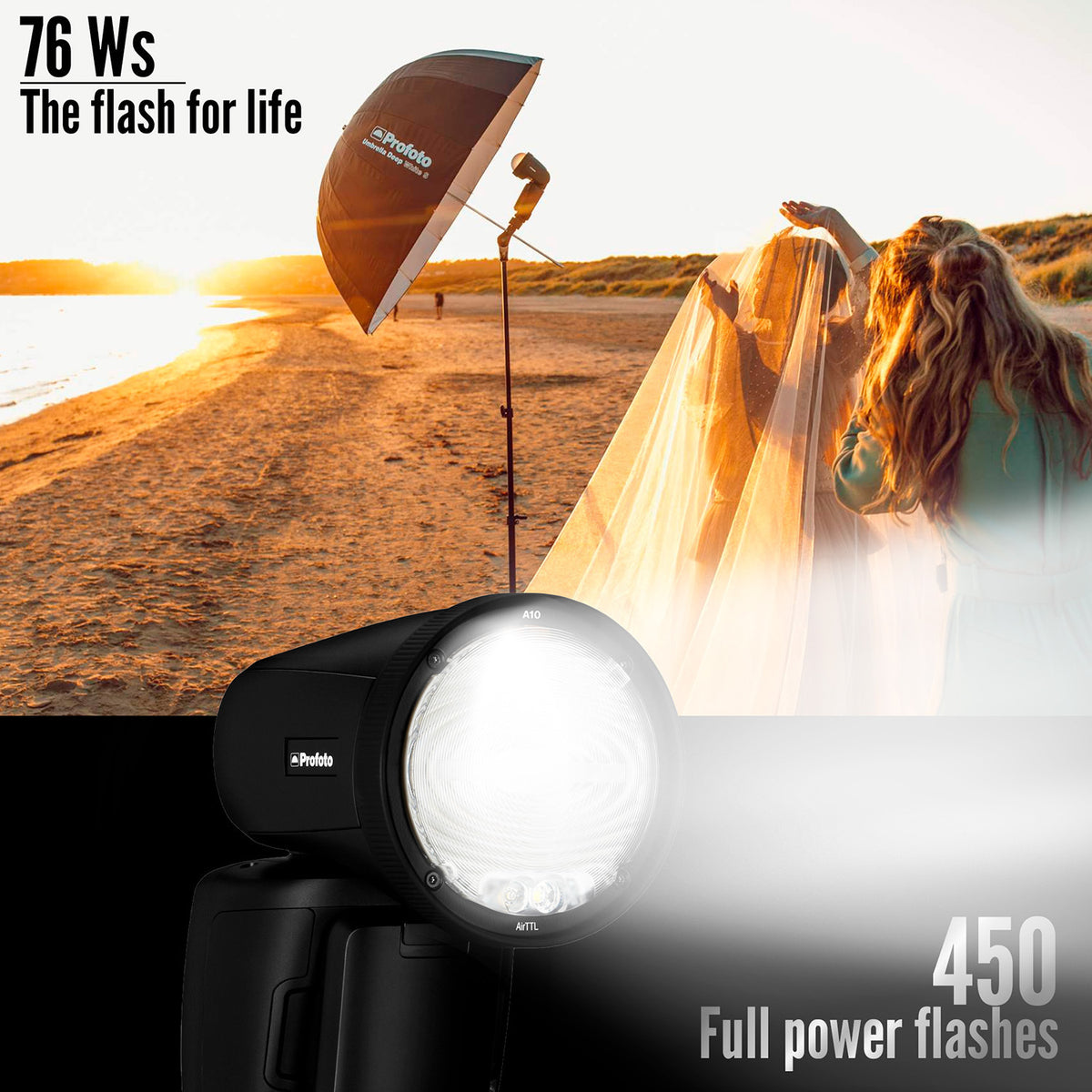 Profoto A10 On-Camera Flash Light for Nikon Bundle with Accessories