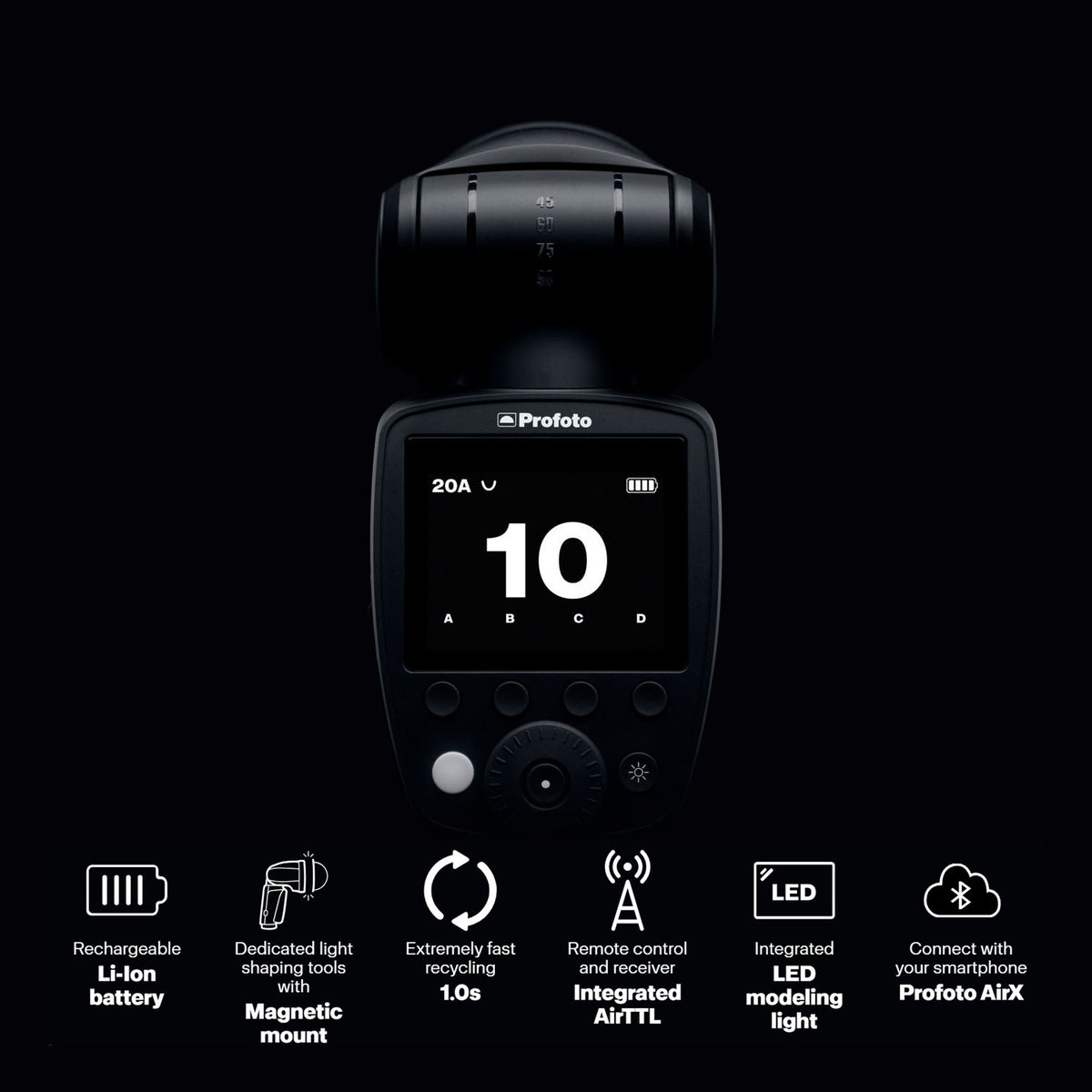 Profoto A10 On-Camera Flash Light for Nikon Bundle with Accessories