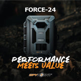 Spypoint Force-24 Trail Camera 24MP 2K Video Sound Recording (Twin Pack) Bundle