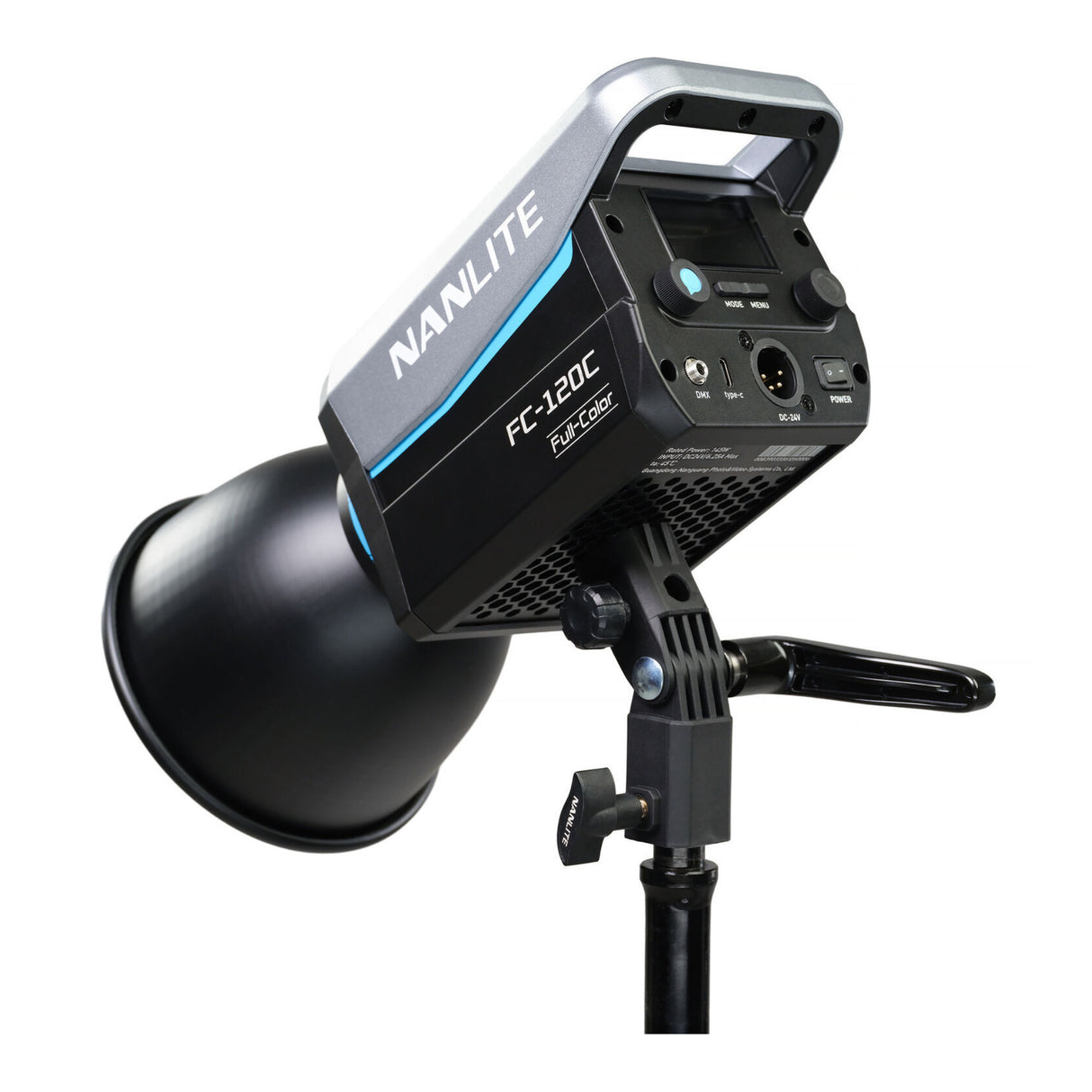 Nanlite FC120C RGB LED Spotlight - 120W Full-Color RGBW with App Control