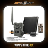 Spypoint FLEX-M Trail Camera, SPLB-10 Solar Panel with Accessories (6 Pack)