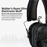 Walkers Razor Patriot Electronic Ear Muffs (Kryptek Camo) Bundle