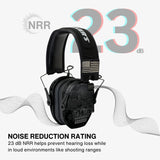 Walkers Razor Patriot Electronic Ear Muffs (Kryptek Camo) Bundle