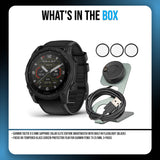 Garmin Tactix 8 51mm Sapphire Solar Elite Edition Smartwatch (Black) Bundle