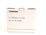 Tamron B060X 11-20mm F/2.8 Di III-A Lens for Fujifilm X APS-C Mirrorless Cameras (Used)