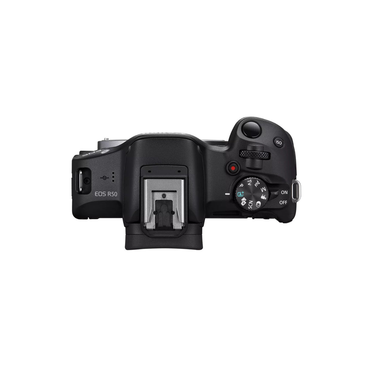 Canon EOS R50 Body with Cropping Guide Firmware and 24.2MP APS-C Sensor (Black) (Open Box)