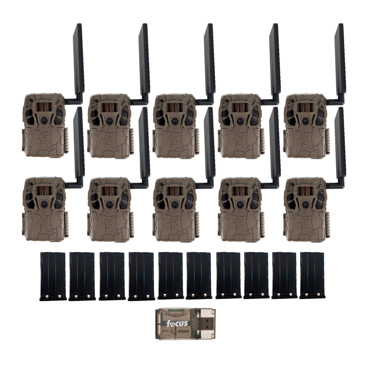 Browning Trail Camera Defender Wireless Vision Pro Livestream Bundle (10-Pack)