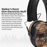 Walkers Razor Walkie Talkie Bundle with Ear Muffs and Accessories