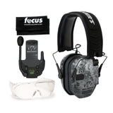 Walkers Razor Digital Ear Muffs (Raid Kryptek) Bundle with Accessories