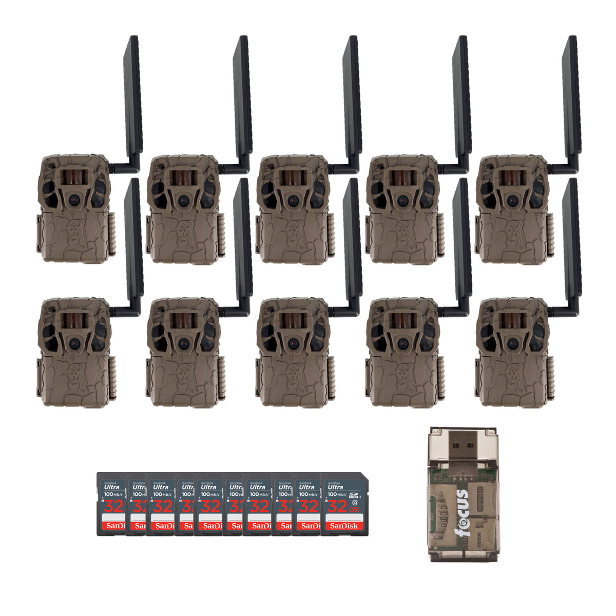 Browning Trail Camera Defender Wireless Vision Pro HD Livestream (10-Pack)