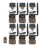Browning Defender Wireless Vision Pro HD Livestream Trail Camera (6-Pack) Bundle