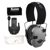 Walkers Razor Walkie Talkie Bundle with Ear Muffs and Accessories