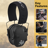 Walkers Razor Walkie Talkie Bundle with Ear Muffs and Accessories