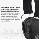 Walkers Razor Walkie Talkie Bundle with Ear Muffs and Accessories