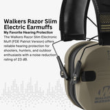 Walkers Razor Walkie Talkie Bundle with Ear Muff and Accessories