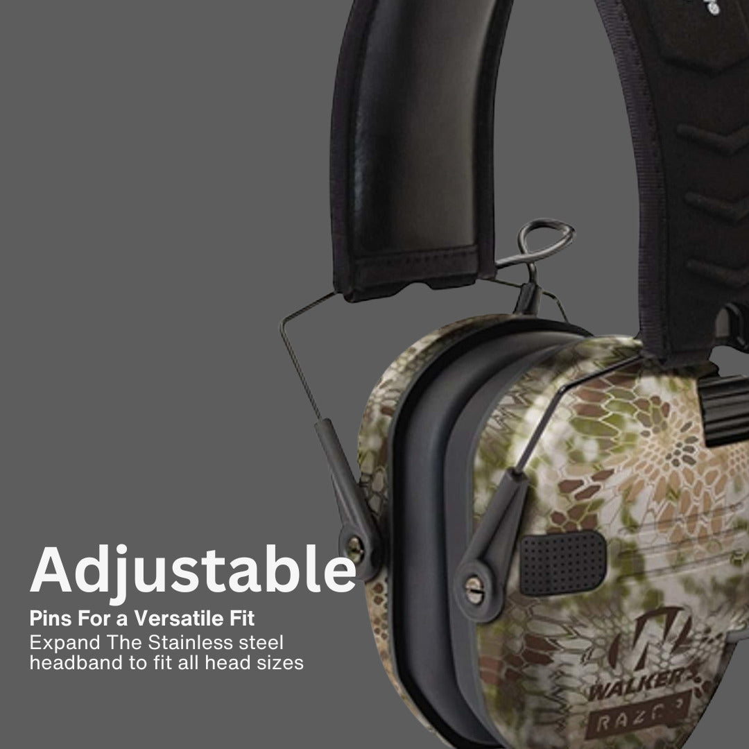 Walkers Razor Digital Ear Muffs (Kryptek Camo) Bundle