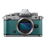 Nikon Zf Mirrorless Camera (Silver and Teal Blue)