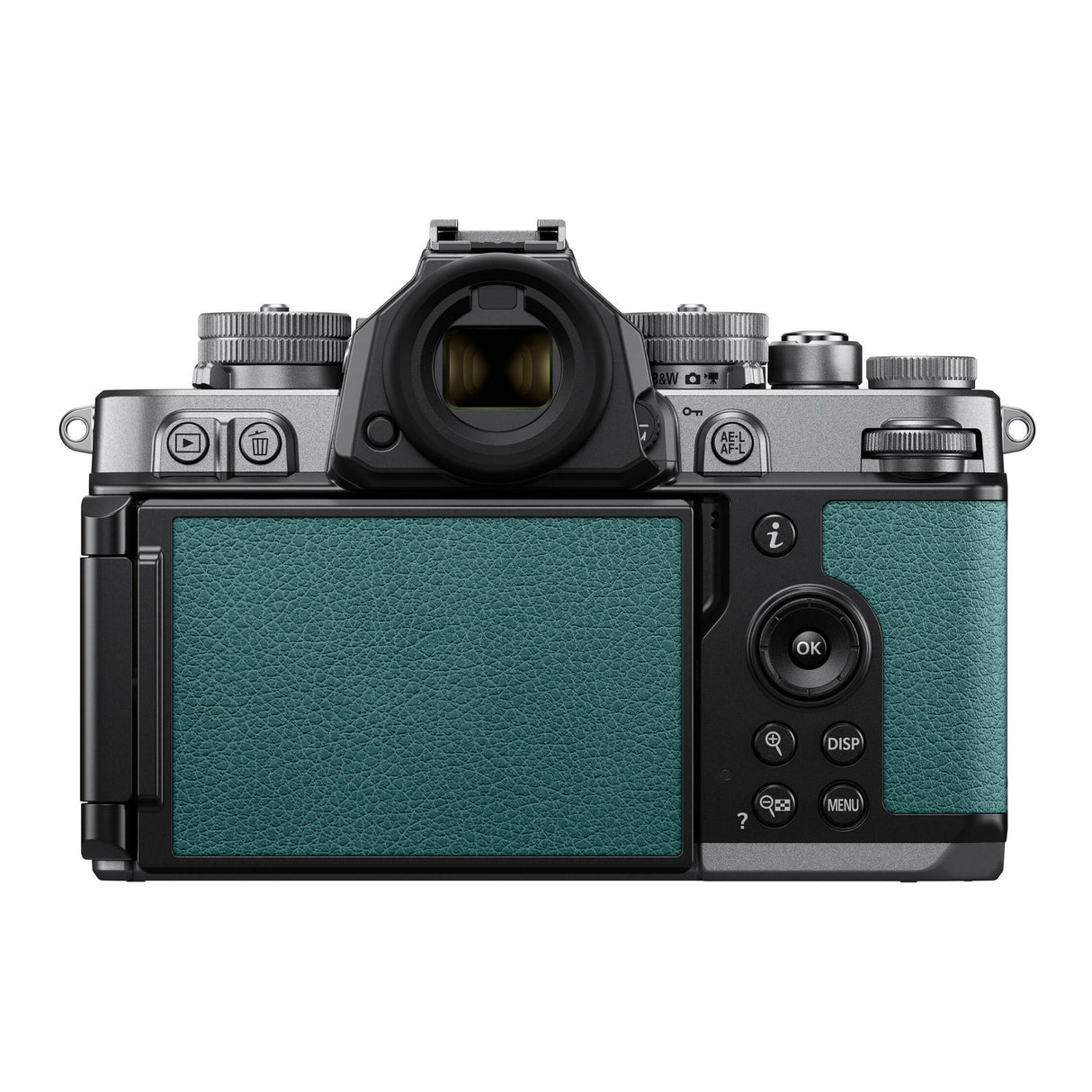 Nikon Zf Mirrorless Camera (Silver and Teal Blue)