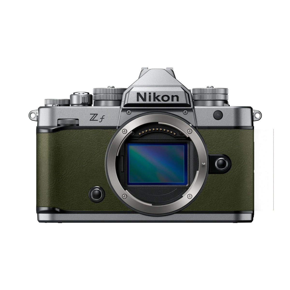 Nikon Zf Mirrorless Camera with 24.5MP Full Frame Sensor (Silver and Moss Green)