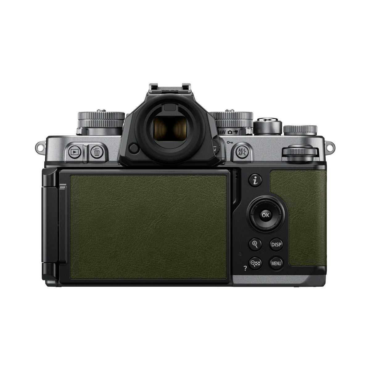 Nikon Zf Mirrorless Camera with 24.5MP Full Frame Sensor (Silver and Moss Green)