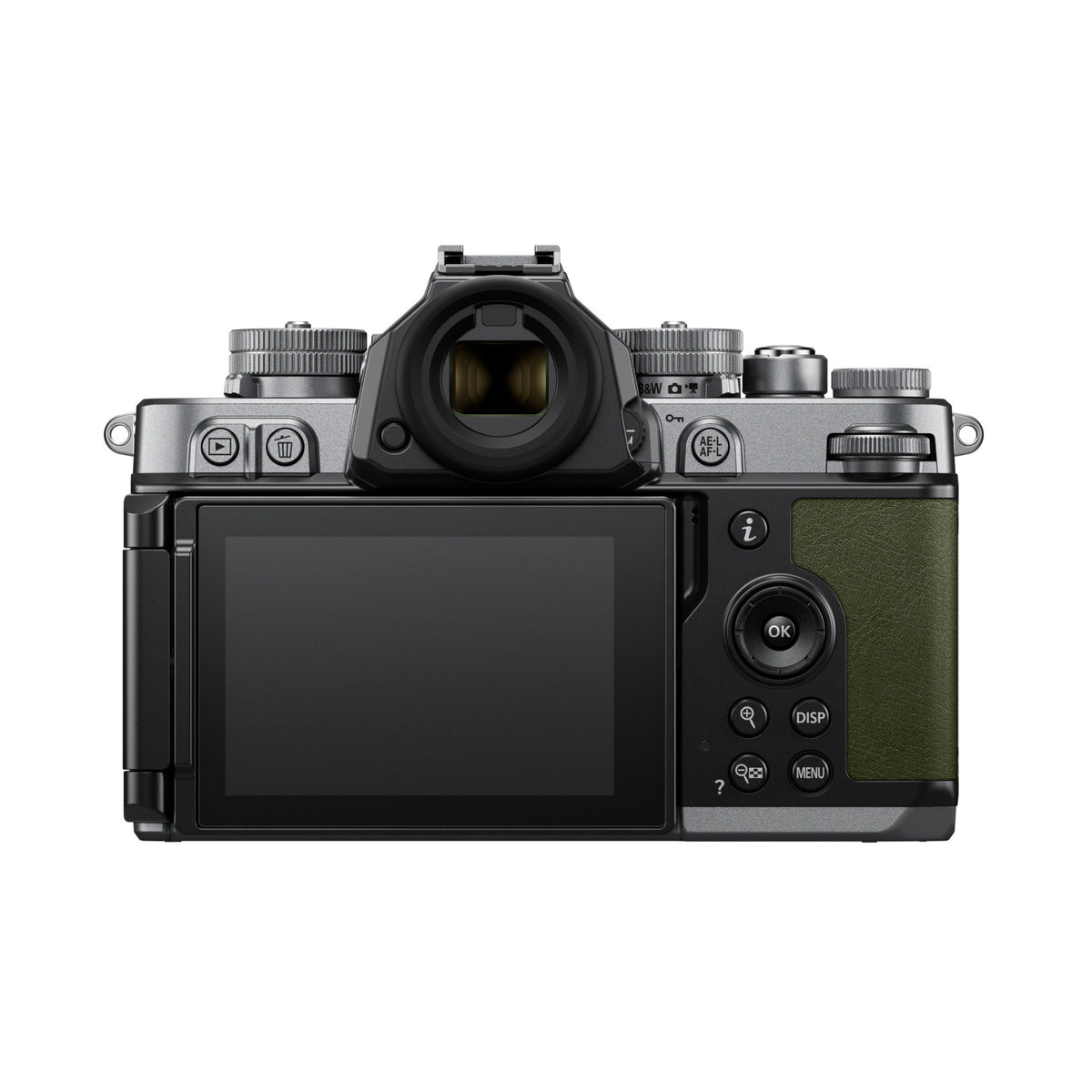 Nikon Zf Mirrorless Camera with 24.5MP Full Frame Sensor (Silver and Moss Green)