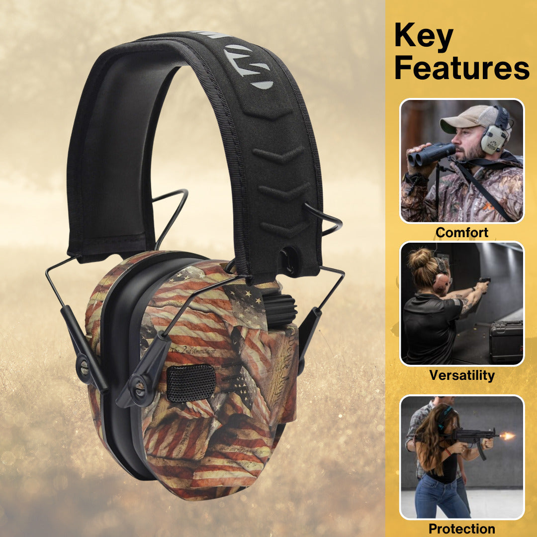Walkers Razor Walkie Talkie Bundle with Ear Muffs and Accessories