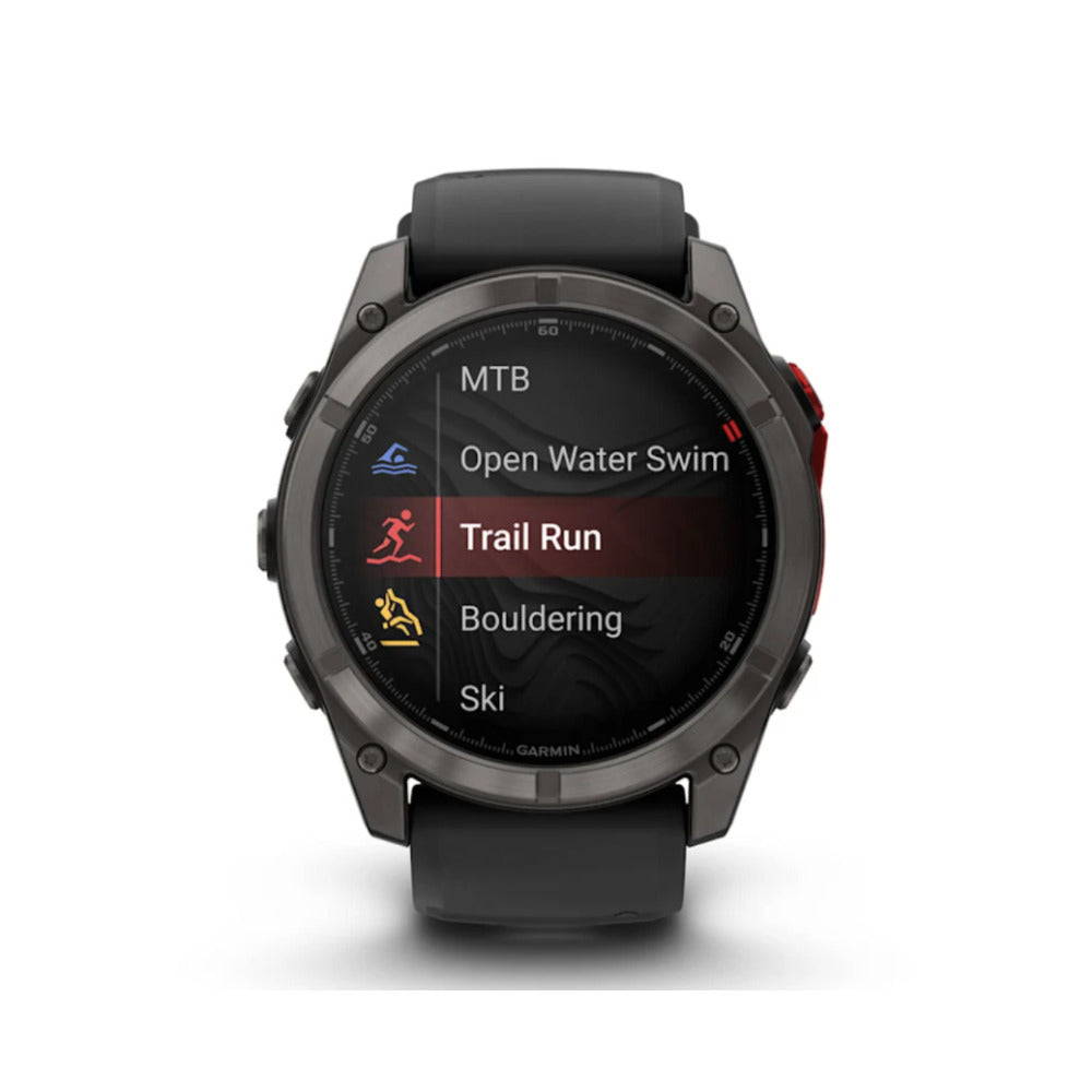 Garmin Fenix 8 Pro 51mm Sapphire MicroLED GPS Smartwatch (Carbon Gray DLC)