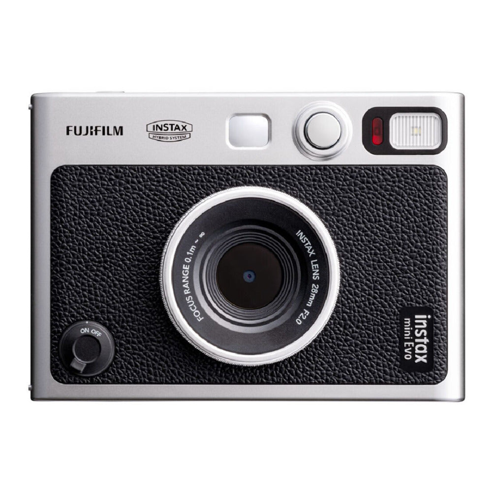 FUJIFILM INSTAX MINI EVO Hybrid Instant Camera with 100 Creative Options (Black)