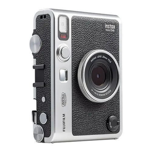 FUJIFILM INSTAX MINI EVO Hybrid Instant Camera with 100 Creative Options (Black)