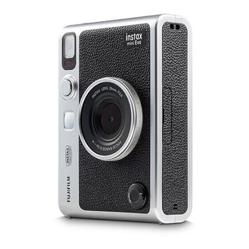 FUJIFILM INSTAX MINI EVO Hybrid Instant Camera with 100 Creative Options (Black)