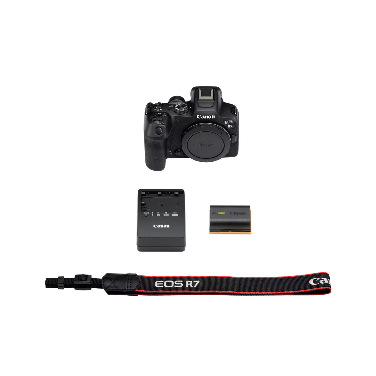 Canon EOS R7 Mirrorless Camera with Cropping Guide Firmware (Open Box)