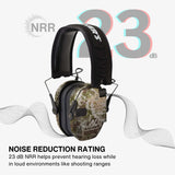 Walkers Razor Slim Electronic Ear Muffs (Kryptek Camo) Bundle